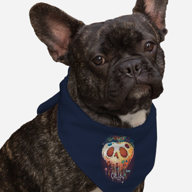 Creepy Apple-Dog-Bandana-Pet Collar-Vallina84