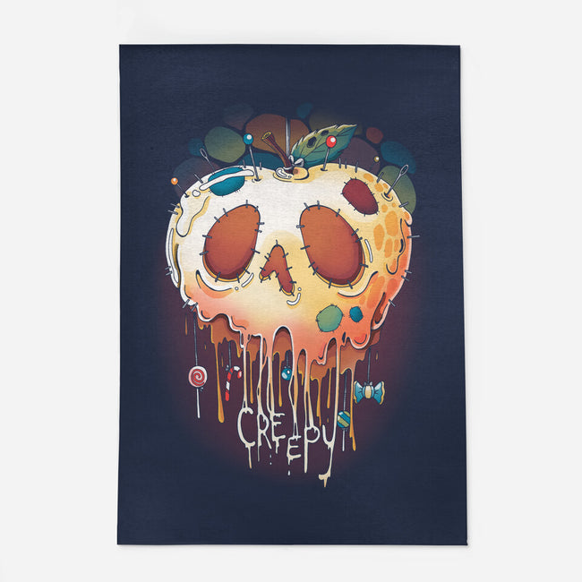 Creepy Apple-None-Indoor-Rug-Vallina84