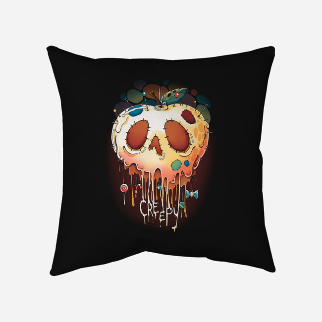 Creepy Apple-None-Removable Cover w Insert-Throw Pillow-Vallina84