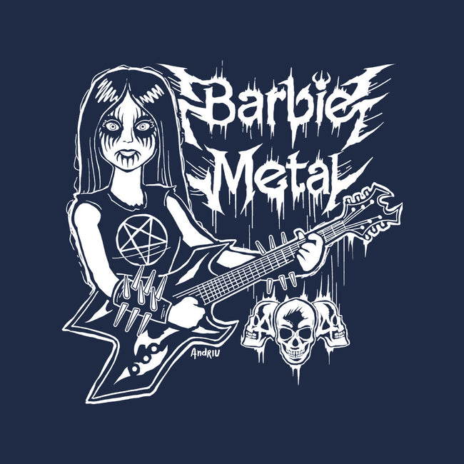 Barbie Metal-Womens-V-Neck-Tee-Andriu