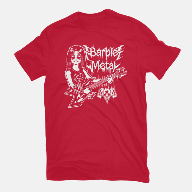 Barbie Metal-Unisex-Basic-Tee-Andriu