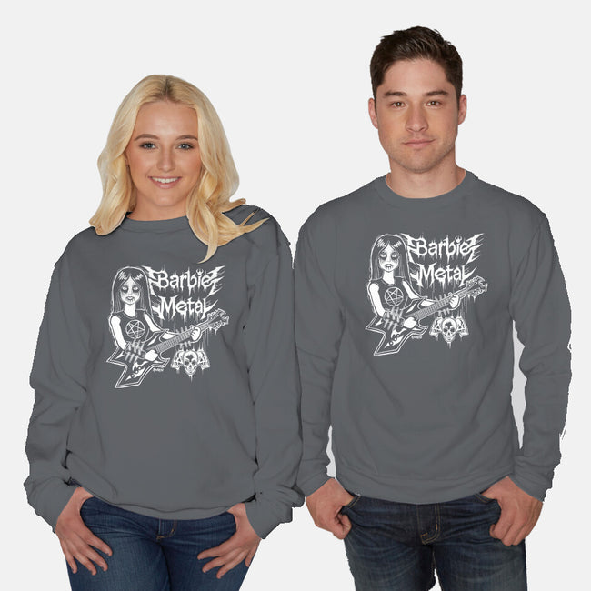 Barbie Metal-Unisex-Crew Neck-Sweatshirt-Andriu