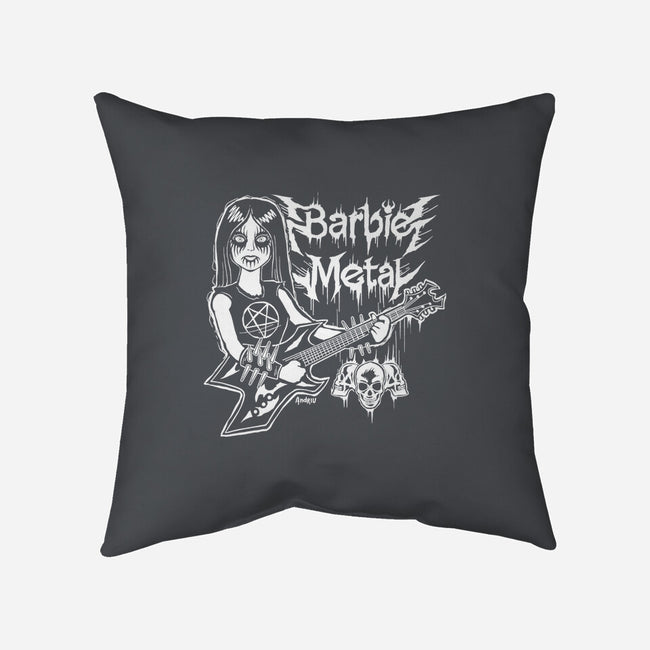 Barbie Metal-None-Non-Removable Cover w Insert-Throw Pillow-Andriu