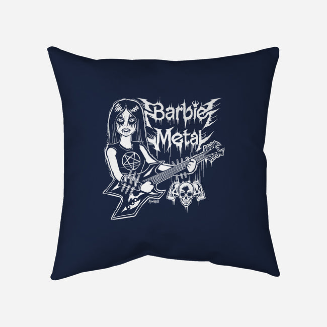 Barbie Metal-None-Non-Removable Cover w Insert-Throw Pillow-Andriu