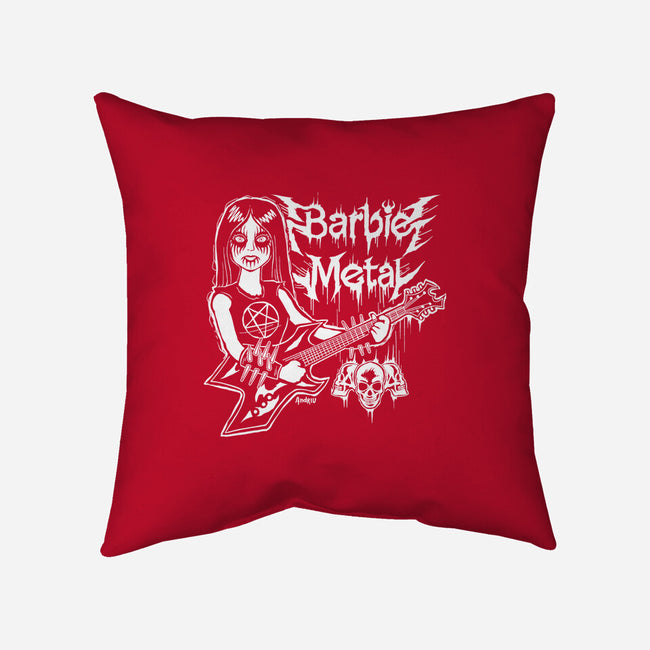 Barbie Metal-None-Non-Removable Cover w Insert-Throw Pillow-Andriu