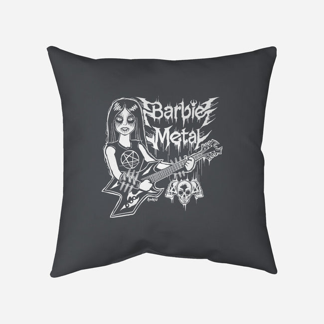 Barbie Metal-None-Removable Cover-Throw Pillow-Andriu