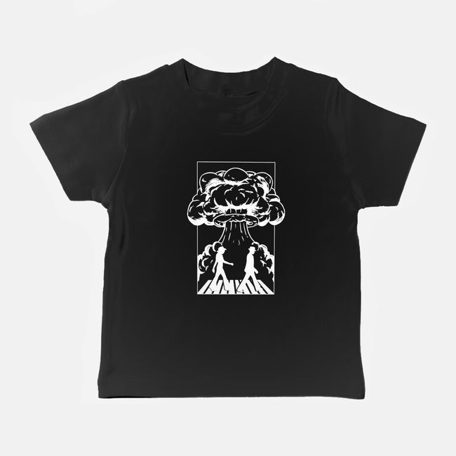 Barbenheimer Road-Baby-Basic-Tee-Duardoart