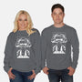 Barbenheimer Road-Unisex-Crew Neck-Sweatshirt-Duardoart