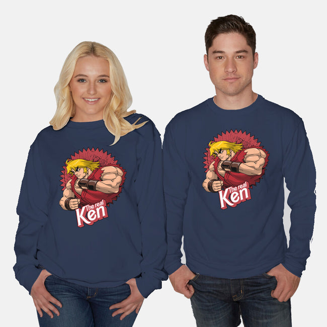 The Real Ken-Unisex-Crew Neck-Sweatshirt-Tronyx79