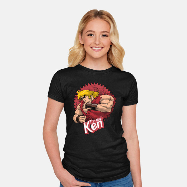 The Real Ken-Womens-Fitted-Tee-Tronyx79