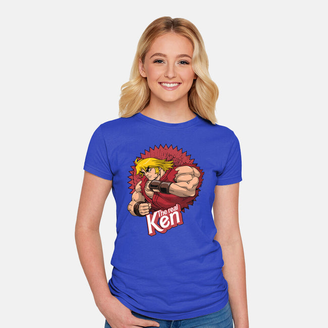 The Real Ken-Womens-Fitted-Tee-Tronyx79