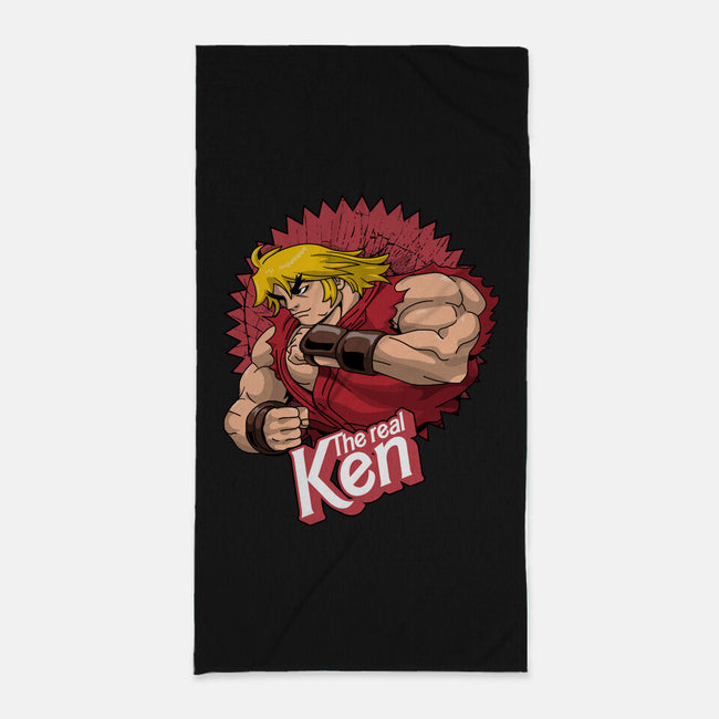 The Real Ken-None-Beach-Towel-Tronyx79