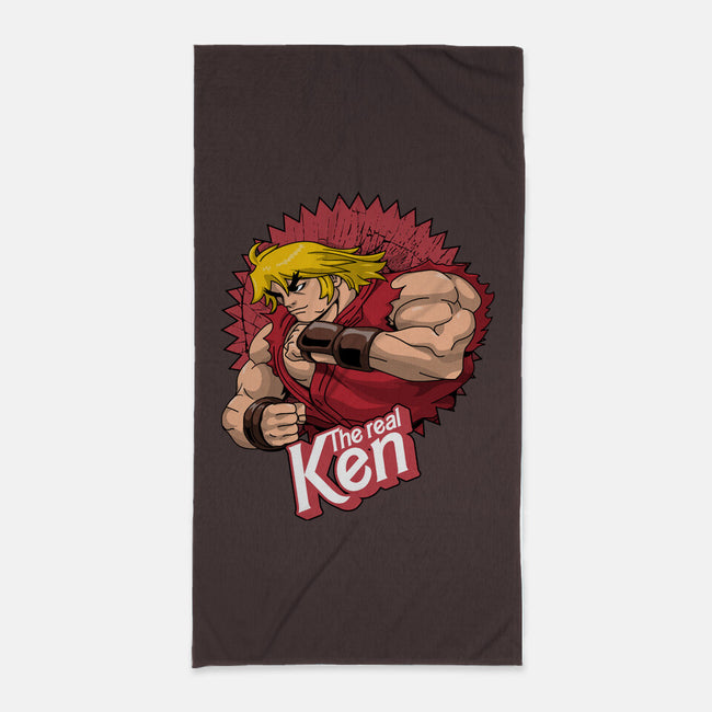 The Real Ken-None-Beach-Towel-Tronyx79