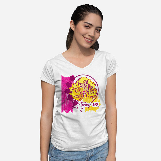 Barbie-182-Womens-V-Neck-Tee-dalethesk8er