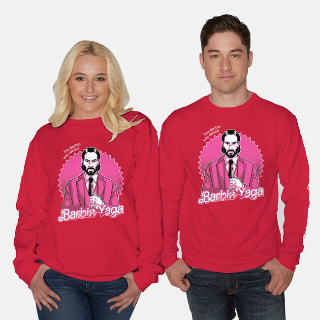 Baba Yaga Doll-Unisex-Crew Neck-Sweatshirt-Studio Mootant