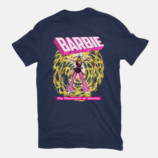 Dark Barbie-Womens-Basic-Tee-MarianoSan