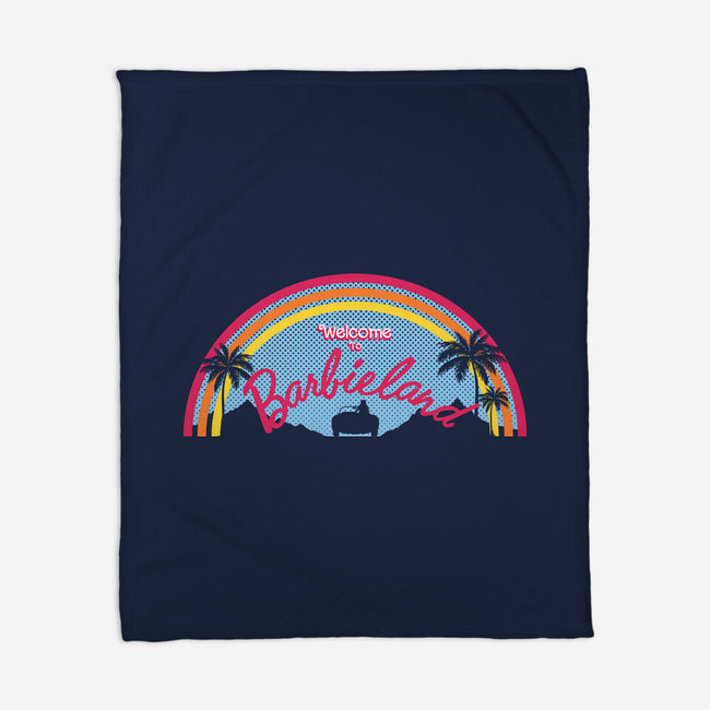 Welcome To Barbieland-None-Fleece-Blanket-Poison90