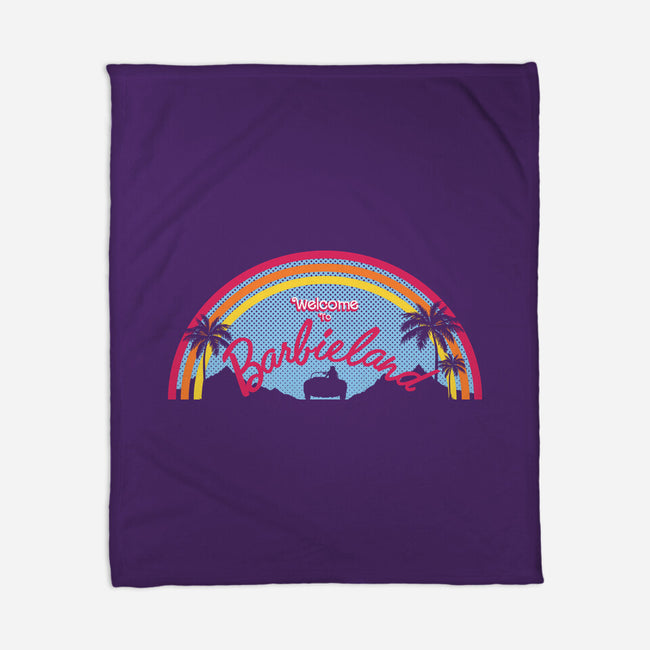 Welcome To Barbieland-None-Fleece-Blanket-Poison90