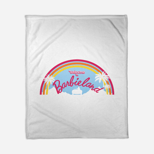 Welcome To Barbieland-None-Fleece-Blanket-Poison90