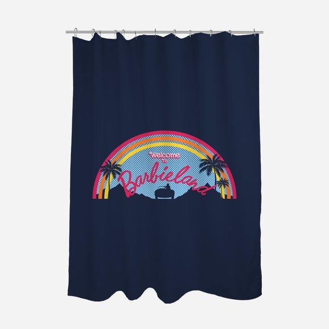 Welcome To Barbieland-None-Polyester-Shower Curtain-Poison90