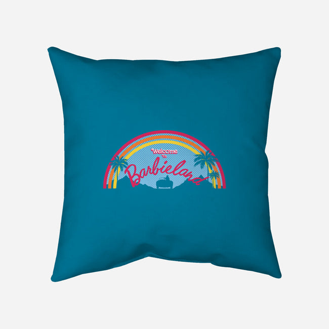 Welcome To Barbieland-None-Non-Removable Cover w Insert-Throw Pillow-Poison90