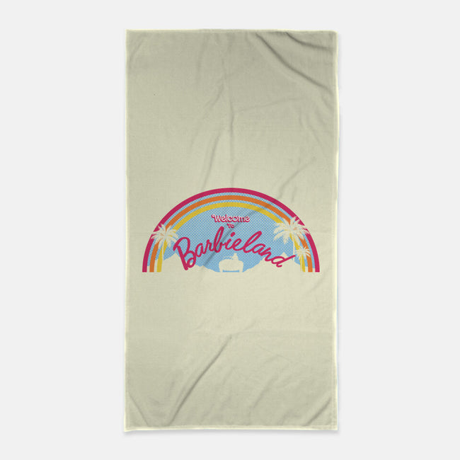 Welcome To Barbieland-None-Beach-Towel-Poison90