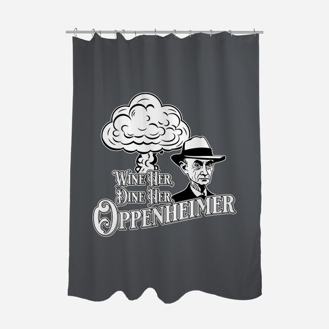 Wine Her Dine Her-None-Polyester-Shower Curtain-RoboMega