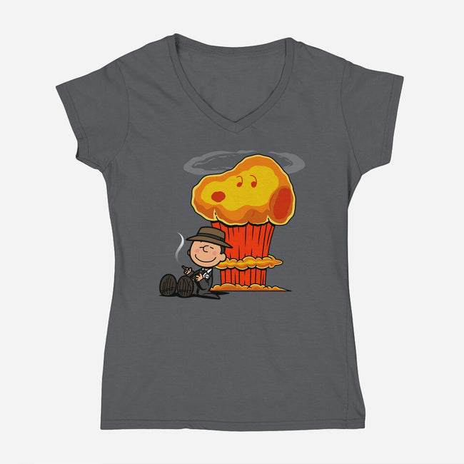 Oppeanutheimer-Womens-V-Neck-Tee-Boggs Nicolas