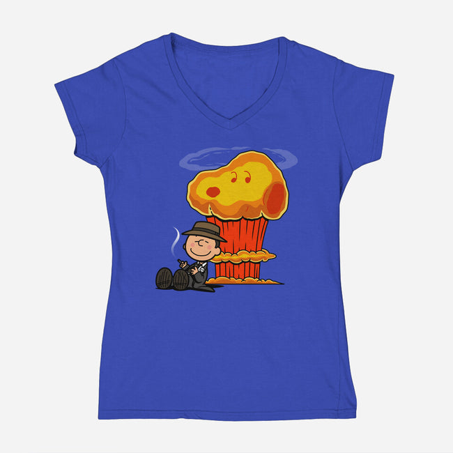 Oppeanutheimer-Womens-V-Neck-Tee-Boggs Nicolas