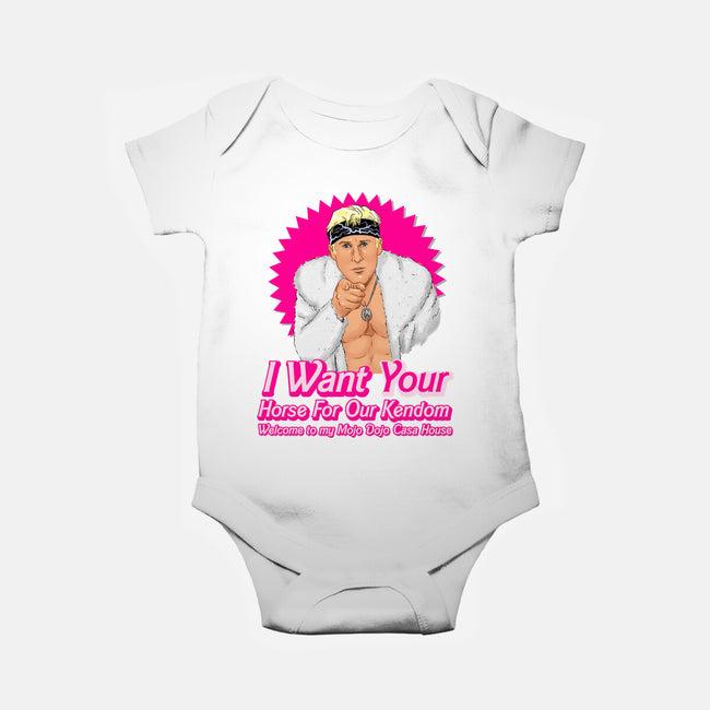 I Want Your Horse-Baby-Basic-Onesie-MarianoSan