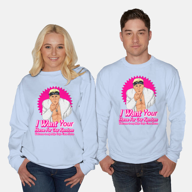 I Want Your Horse-Unisex-Crew Neck-Sweatshirt-MarianoSan