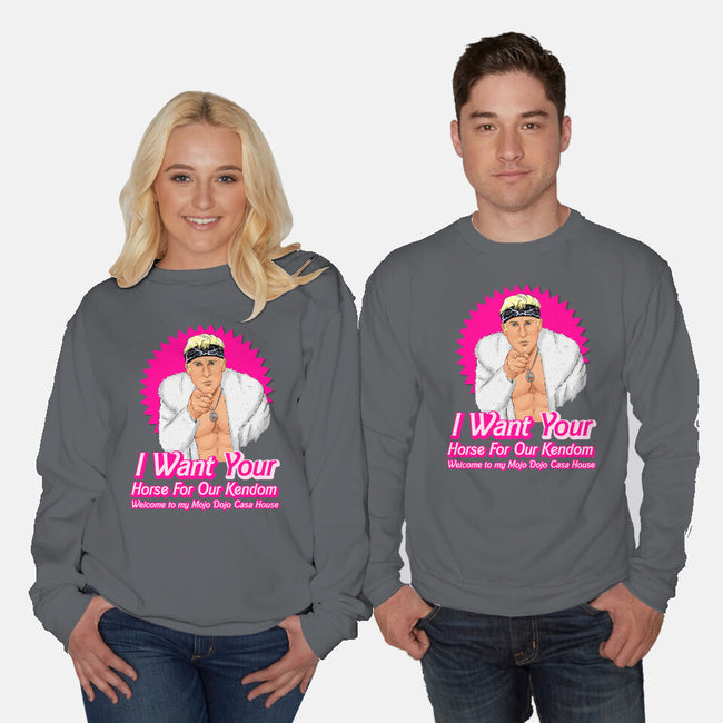 I Want Your Horse-Unisex-Crew Neck-Sweatshirt-MarianoSan