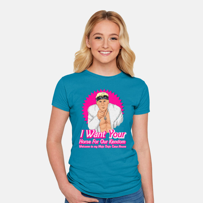 I Want Your Horse-Womens-Fitted-Tee-MarianoSan