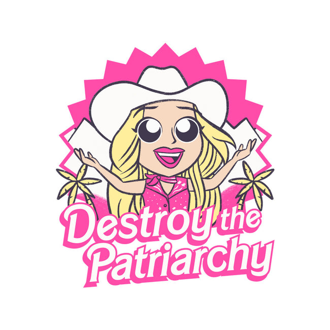 Destroy The Patriarchy-Baby-Basic-Tee-Aarons Art Room