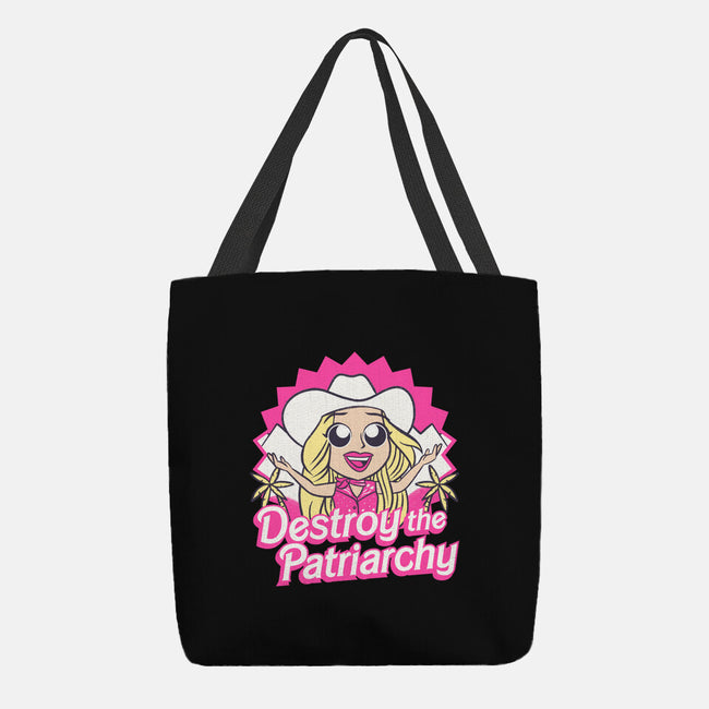 Destroy The Patriarchy-None-Basic Tote-Bag-Aarons Art Room