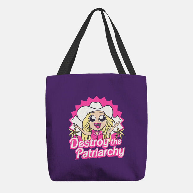 Destroy The Patriarchy-None-Basic Tote-Bag-Aarons Art Room