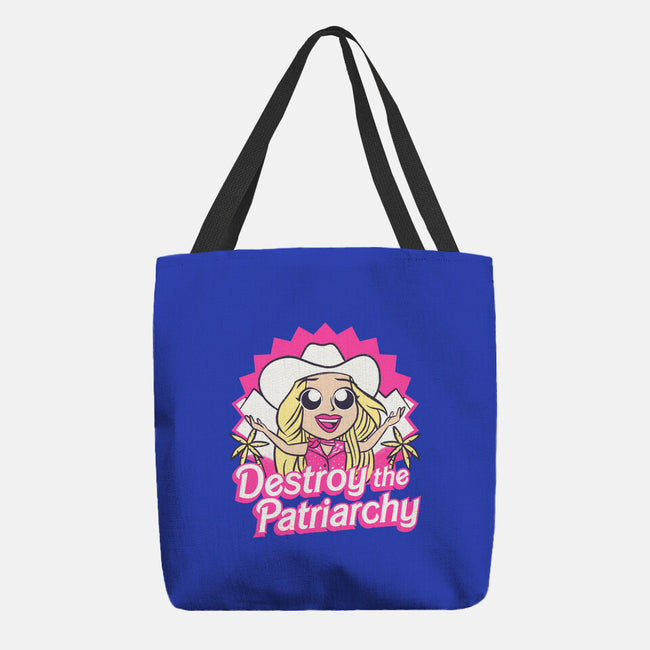 Destroy The Patriarchy-None-Basic Tote-Bag-Aarons Art Room