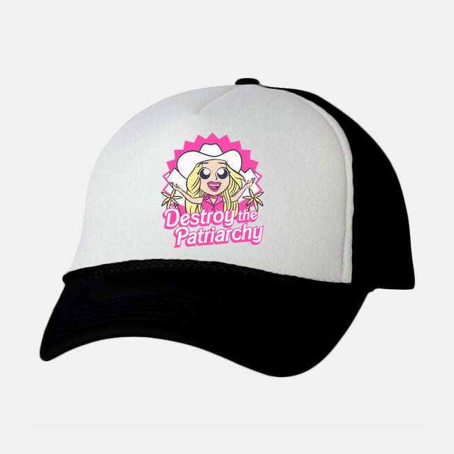 Destroy The Patriarchy-Unisex-Trucker-Hat-Aarons Art Room