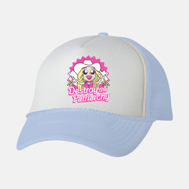 Destroy The Patriarchy-Unisex-Trucker-Hat-Aarons Art Room