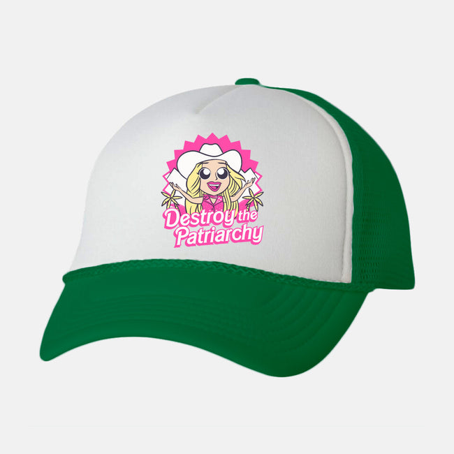 Destroy The Patriarchy-Unisex-Trucker-Hat-Aarons Art Room