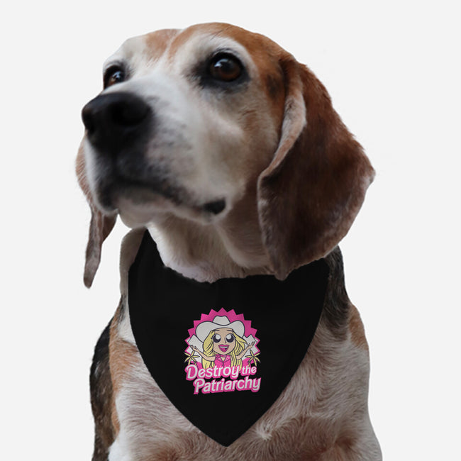 Destroy The Patriarchy-Dog-Adjustable-Pet Collar-Aarons Art Room