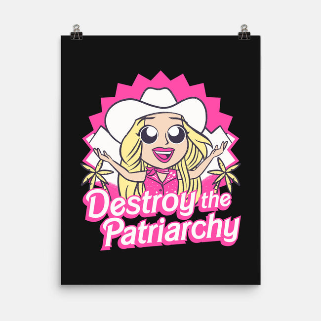 Destroy The Patriarchy-None-Matte-Poster-Aarons Art Room