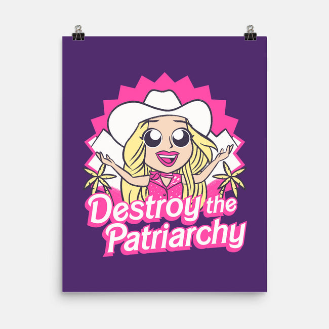 Destroy The Patriarchy-None-Matte-Poster-Aarons Art Room