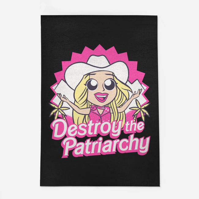 Destroy The Patriarchy-None-Outdoor-Rug-Aarons Art Room