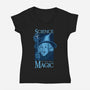 Science Is The Real Magic-Womens-V-Neck-Tee-sachpica