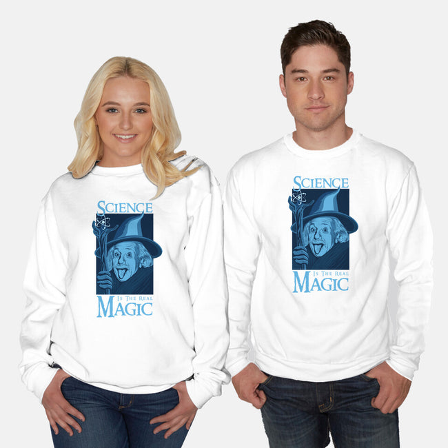 Science Is The Real Magic-Unisex-Crew Neck-Sweatshirt-sachpica