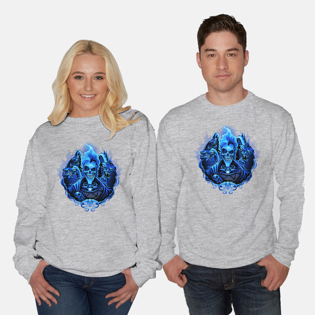 God Of Underworld-Unisex-Crew Neck-Sweatshirt-daobiwan