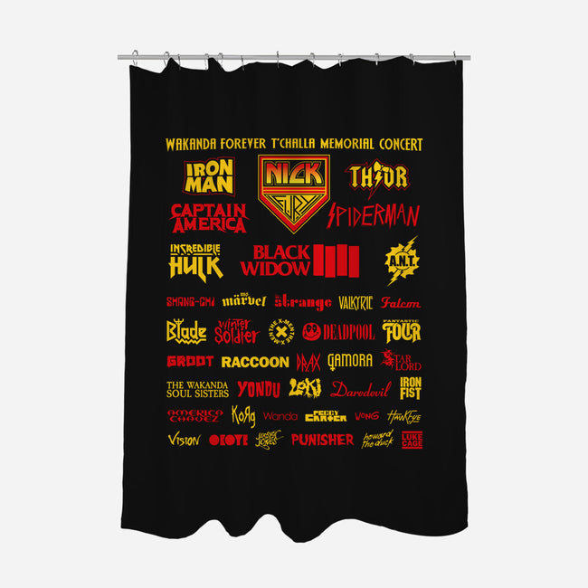 Memorial Concert-None-Polyester-Shower Curtain-Retro Review