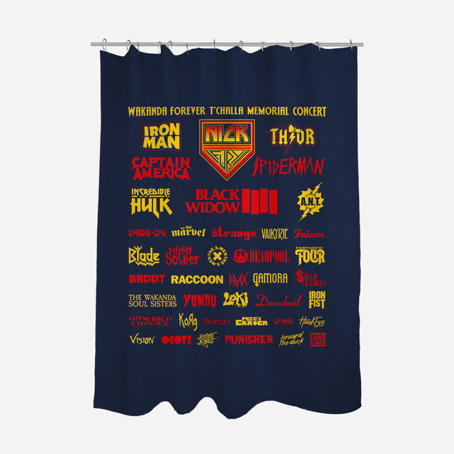 Memorial Concert-None-Polyester-Shower Curtain-Retro Review