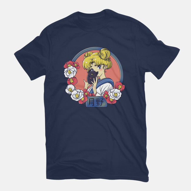 Tsuki No Usagi-Womens-Basic-Tee-Freecheese